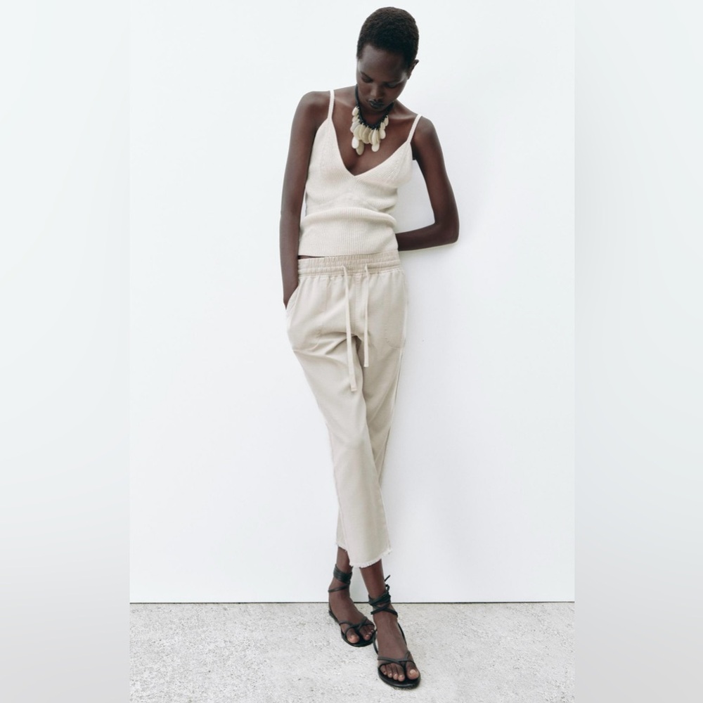 ZARA JOGGER PAJAMA PANTS ZW COLLECTION